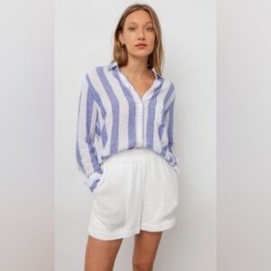 ‼️RARE‼️🎸RAILS🎸🔥NWT🔥Charli Shirt in Periwinkle— S